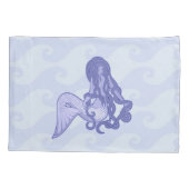 Housse D'oreillers Assis Mermaid bleu (Dos)
