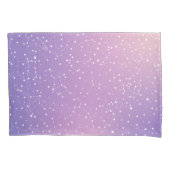 Housse D'oreillers Astrologie Violet rose Aura Étoiles Constellation (devant-gauche)