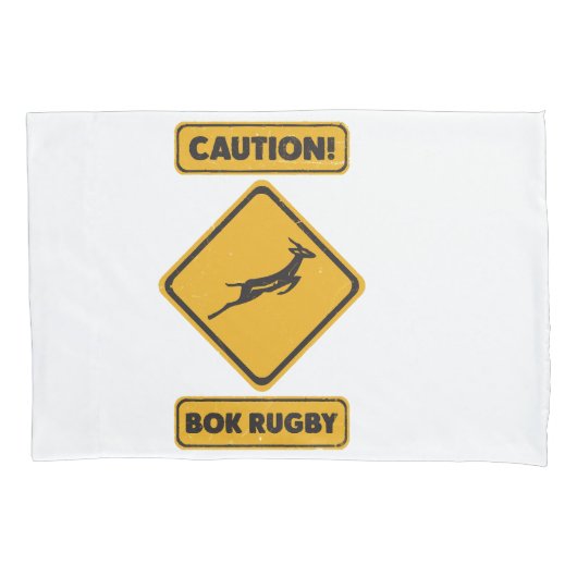 Housse D'oreillers Attention - SpringBoks traversant (devant)