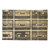Housse D'oreillers Audio Cassette, Retro Poster Hip-Hop. (Dos)