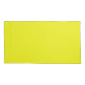 Housse D'oreillers Aureolin (couleur solide) (Dos-gauche)
