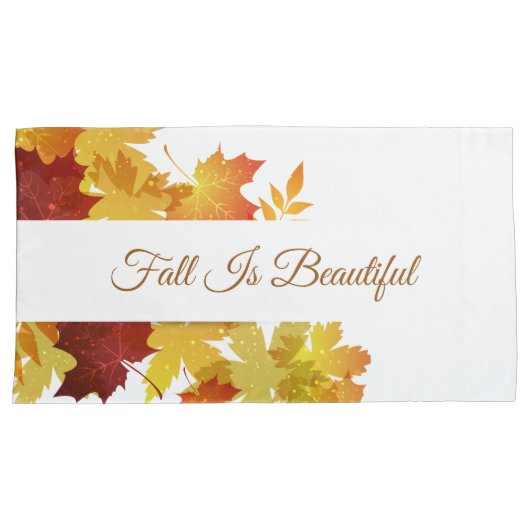 Housse D'oreillers Autumn Leaves Pilote Set (devant-Droit)