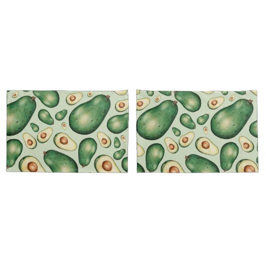 Housse D'oreillers Avocado (Dos-Set)