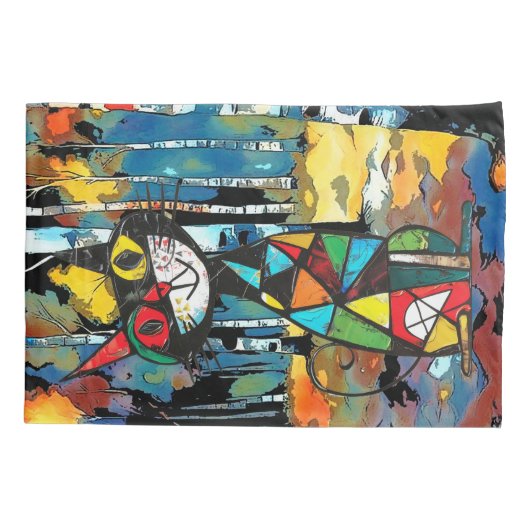 Housse D'oreillers Avoir Une Journée Abstraite Kinda (Dos-gauche)