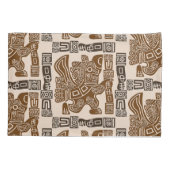 Housse D'oreillers Aztec Eagle Guerrier Tribal Art antique (Dos)