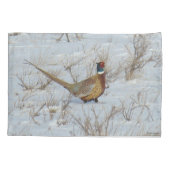 Housse D'oreillers B22 Faisant à cou cerf en neige (Dos)