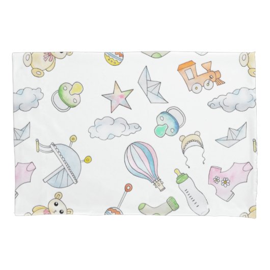 Housse D'oreillers Baby Trinkets (devant)