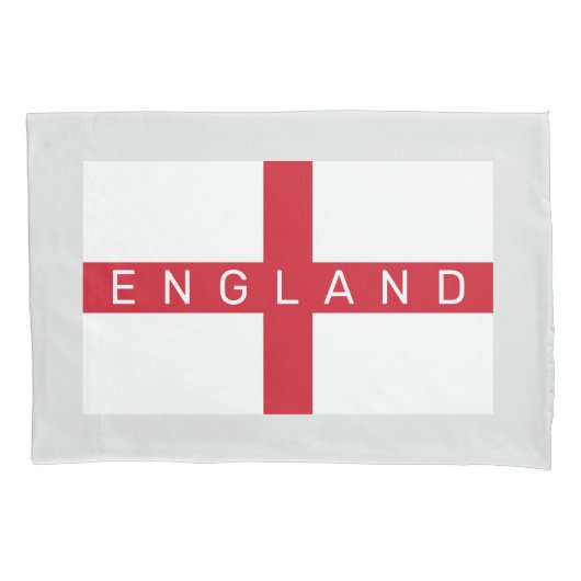 Housse D'oreillers Baguette du drapeau anglais pour lit (devant)