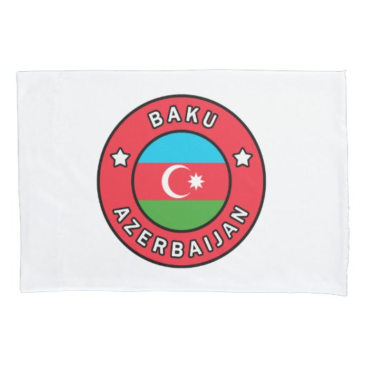 Housse D'oreillers Bakou Azerbaïdjan (devant)