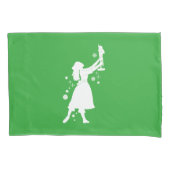 Housse D'oreillers Ballerine et casse-noix à Noël (devant)