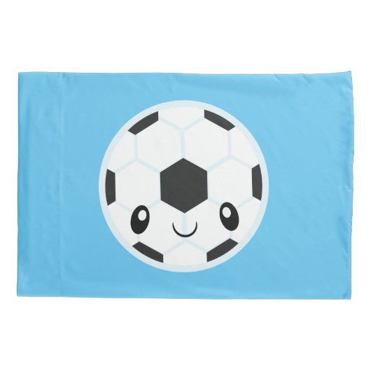 Housse D'oreillers Ballon de football Emoji (Dos)