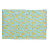 Housse D'oreillers Bananes et points de Polk (Dos-gauche)