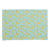 Housse D'oreillers Bananes et points de Polk (devant-Droit)