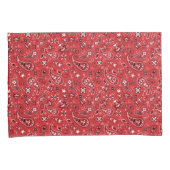 Housse D'oreillers Bandana Red Paisley (devant-Droit)
