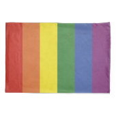 Housse D'oreillers Bandes arc-en-ciel (Dos)