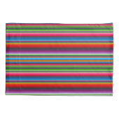Housse D'oreillers Bandes colorées (Dos-gauche)