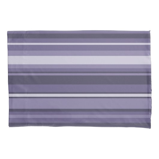 Housse D'oreillers Bandes de cuir violet (devant)