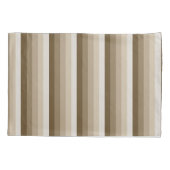 Housse D'oreillers Bandes d'ombre Brown (Dos)