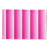 Housse D'oreillers Bandes d'ombre rose chaud (Dos)
