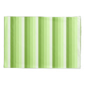 Housse D'oreillers Bandes d'ombre vert citron (Dos)