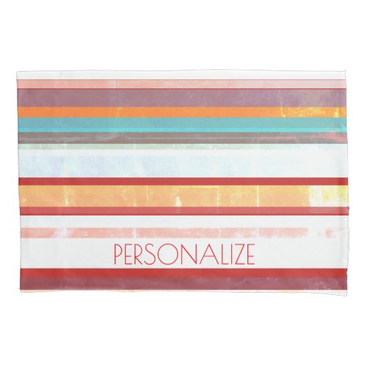 Housse D'oreillers Bandes personnalisées (devant)