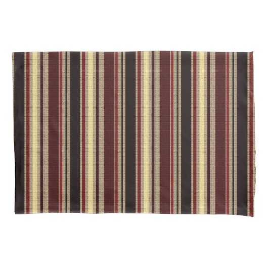 Housse D'oreillers Bandes texturées foncées (devant)