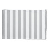 Housse D'oreillers Bandes verticales grises (Dos)