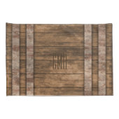 Housse D'oreillers Baril de bois (Dos-Droit)