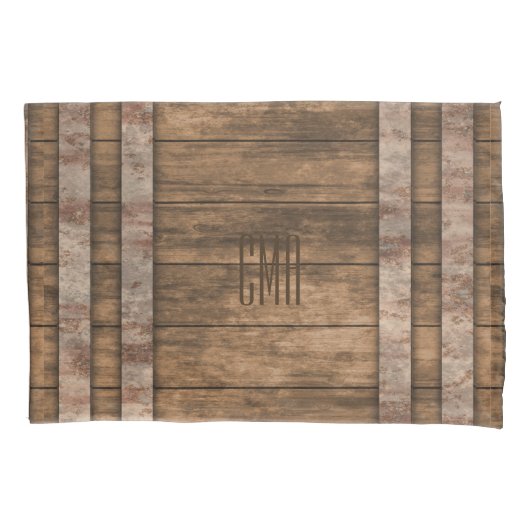 Housse D'oreillers Baril de bois (devant-gauche)