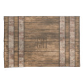 Housse D'oreillers Baril de bois (devant-Droit)