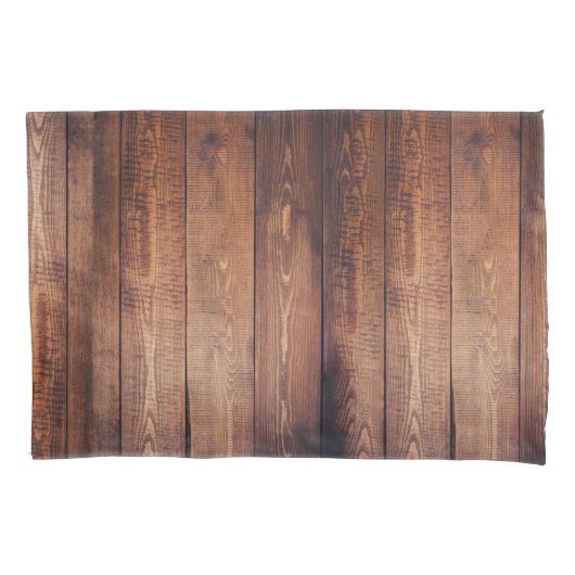 Housse D'oreillers Barne foncée en bois (devant-gauche)