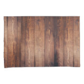 Housse D'oreillers Barne foncée en bois (devant-Droit)