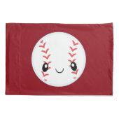 Housse D'oreillers Base-ball d'Emoji (Dos)