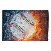 Housse D'oreillers Baseball (Dos)