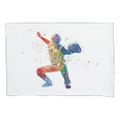 Housse D'oreillers baseball player (devant-gauche)