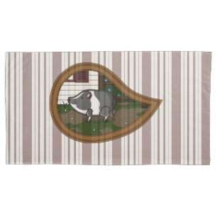 Housse D'oreillers Basil le Coque Coussin de porc