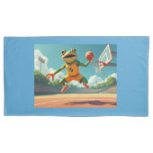 Housse D'oreillers Basketball Grenouille king orecase paire (devant-gauche)