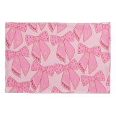 Housse D'oreillers Basses de Noël roses (Dos)