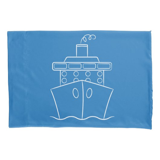 Housse D'oreillers Bateau de croisière (devant)