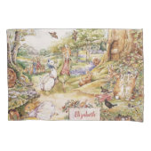 Housse D'oreillers Beatrix Potter personnalisé Peter et amis (devant)
