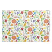 Housse D'oreillers Beau fleur sauvage aquarelle (Dos)