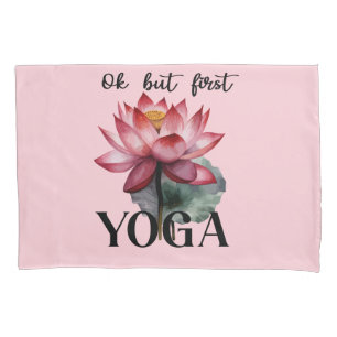 Housse D'oreillers Beau Lotus : Ok, mais premier Yoga