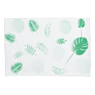 Housse D'oreillers Beau Motif Feuille