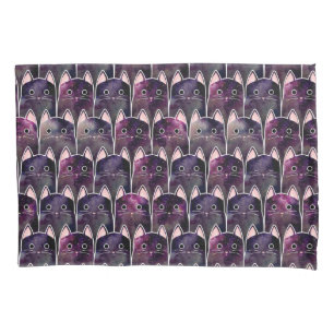 Housse D'oreillers Beaucoup de Motif de chats galaxy