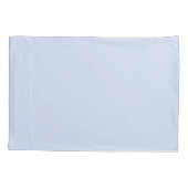 Housse D'oreillers Bébé bleu oreiller personnalisé (Dos)