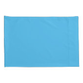 Housse D'oreillers Bébé Bleu Standard Taille Coussin Coque paire (Dos-Droit)