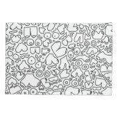 Housse D'oreillers Bébé féministe drôle (Dos)