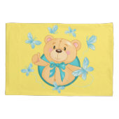 Housse D'oreillers Bébé Garçon ours (Dos)