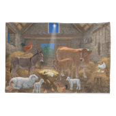 Housse D'oreillers Bébé Jésus Manger Nativité de Noël (Dos)