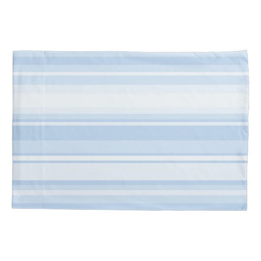 Housse D'oreillers Bébé rayures bleues (Dos)